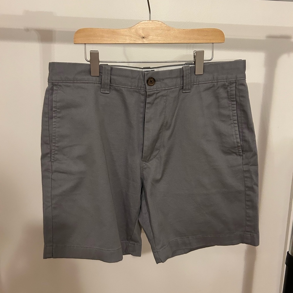 Mens Gray Chino Shorts